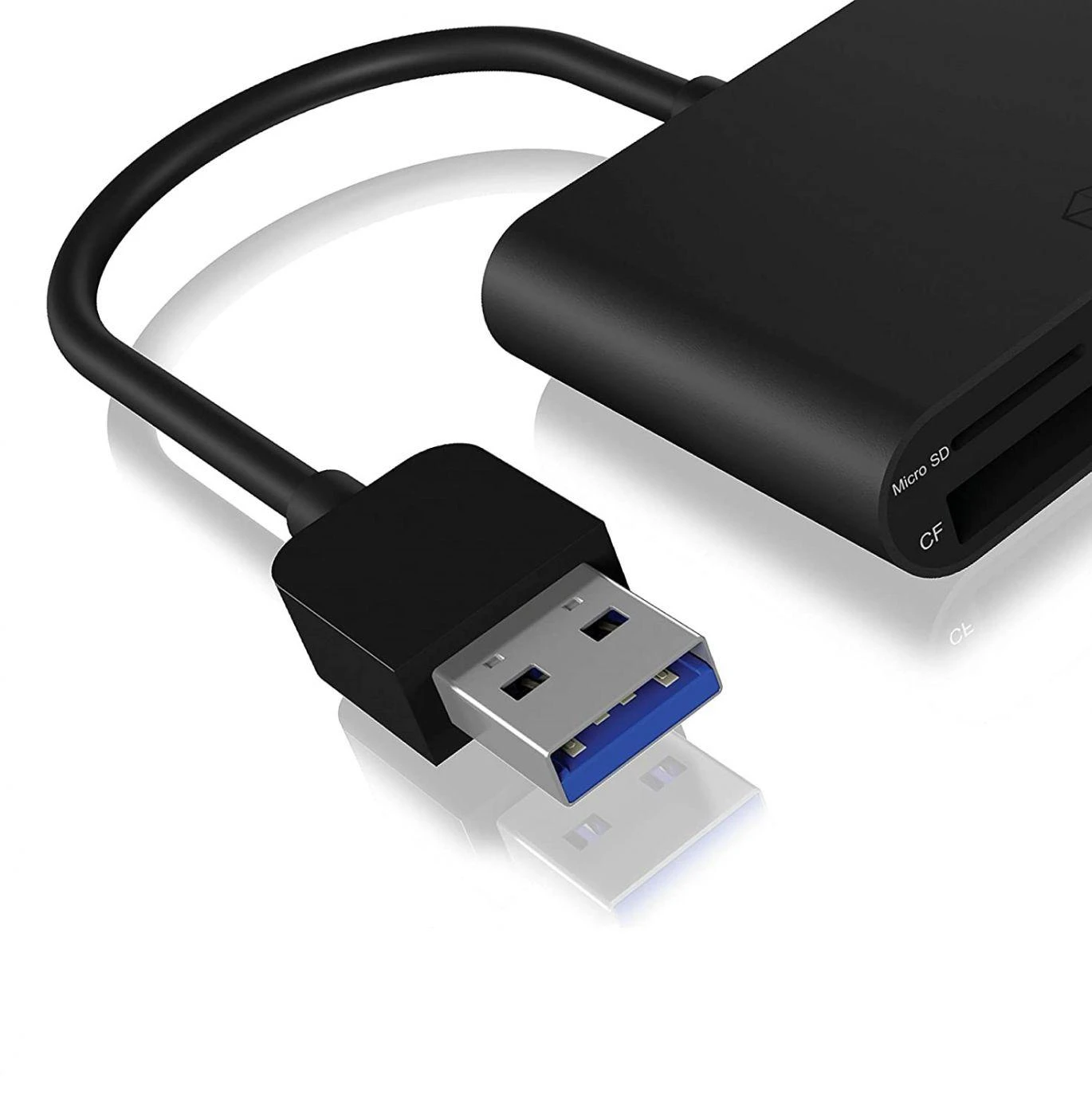 ICYBOX IB-CR301-U3 Icy Box Išorinis kortelių skaitytuvas USB 3.0, CF, SD, Micro SD
