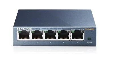 Šakotuvas Komutatorius TP-LINK, 5-port, metalinis korpusas, juodas / TL-SG105