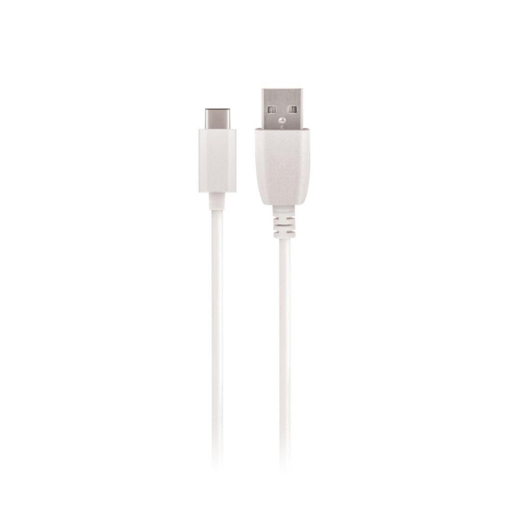 Maxlife kabelis USB - USB-C 3,0 m 2A baltos spalvos