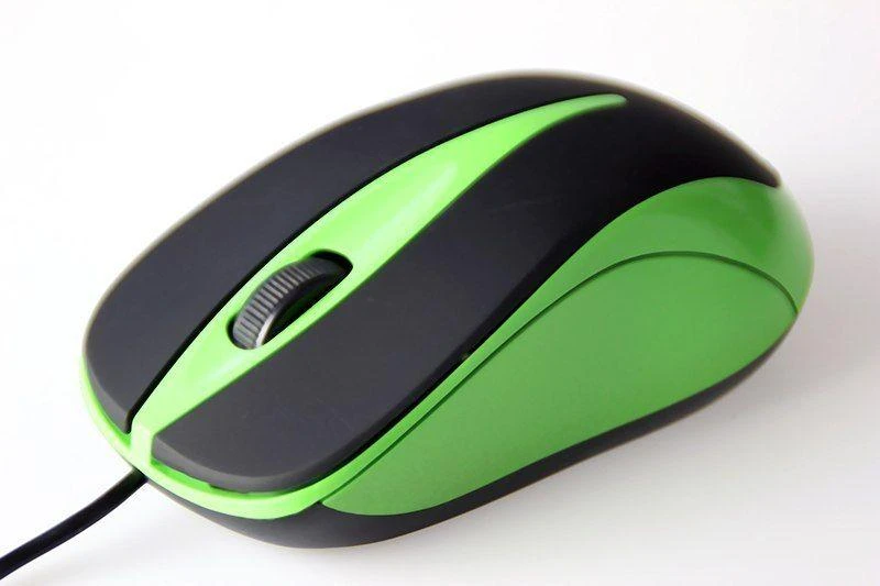 Itin ergonomiška optinė pelė Media-Tech PLANO MT1091G, USB jungtis, 800DPI, žalia