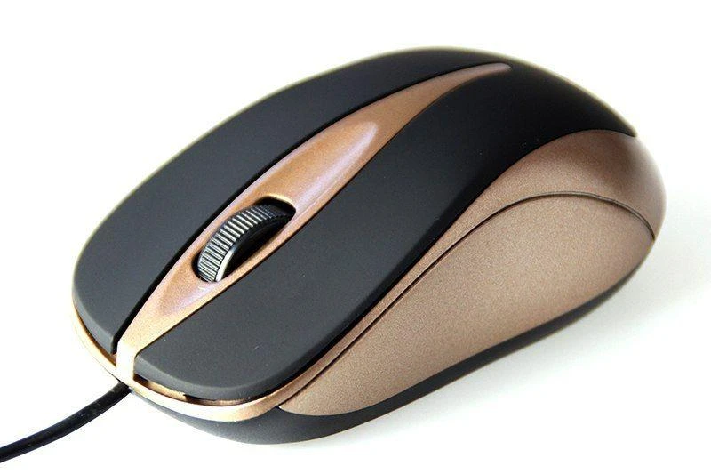 Itin ergonomiška optinė pelė Media-Tech PLANO MT1091MO, USB jungtis, 800DPI, ruda