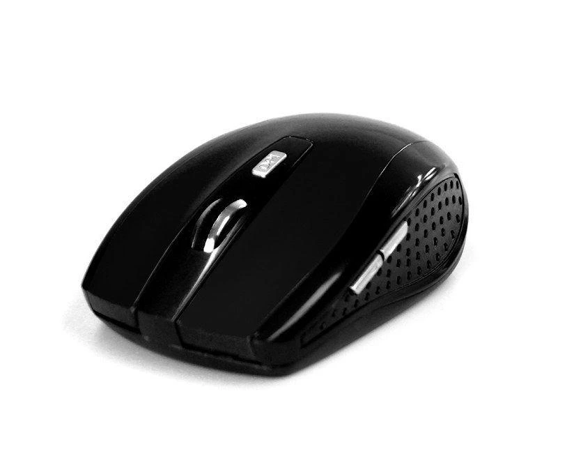 Belaidė optinė ergonomiška pelė Media-Tech RATON PRO MT1113K, tinka kairiarankiams ir dešiniarankiams, Nano USB adapteris, 1600DPI, juoda
