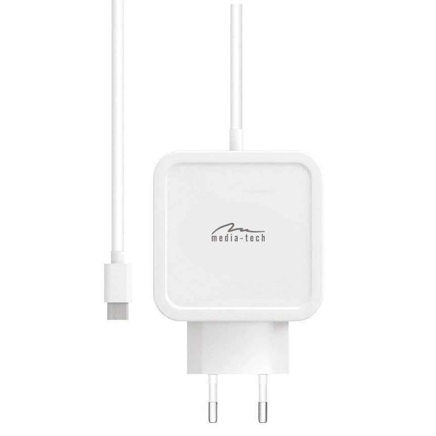 Media-Tech USB-C įkroviklis su laidu