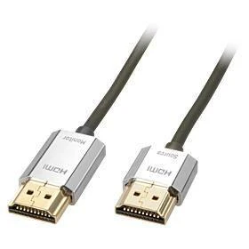 HDMI Laidas - LINDY Cromo Line HDMI Laidas M/M, Didelės Spartos, 3 m, Pilkas
