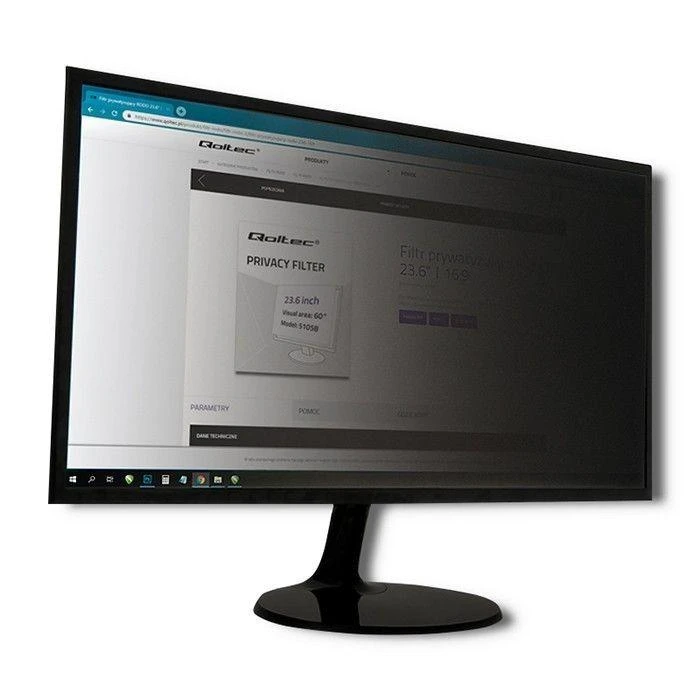 „Qoltec“ privatizavimo filtras Rodo | 14 '' | 16: 9