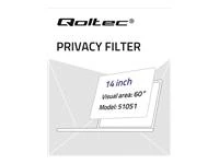 „Qoltec“ privatizavimo filtras Rodo | 14 '' | 16: 9