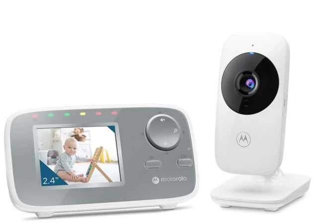 Kūdikio stebėjimo kamera Motorola VM482 2.4", Baltos/Pilkos spalvos
