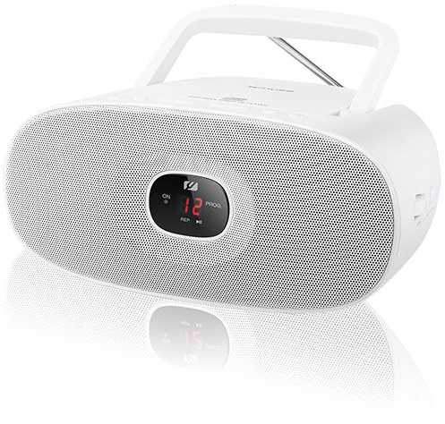 Muse | MD-202RDW | Portable radio CD grotuvas | Baltas