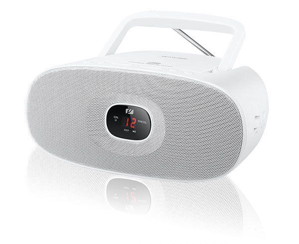 Muse | MD-202RDW | Portable radio CD grotuvas | Baltas