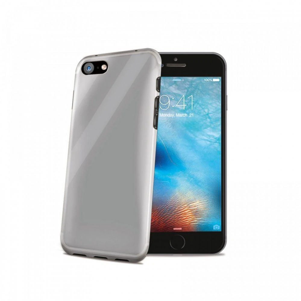 Dėklas CELLY TPU DANGTELIS IPHONE 7 SKAIDRUS