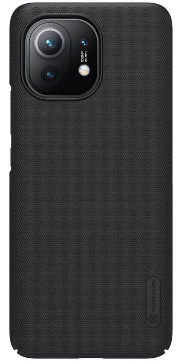 Dėklas NILLKIN SUPER FROSTED SHIELD CASE + STAND XIAOMI MI 11 Juodas