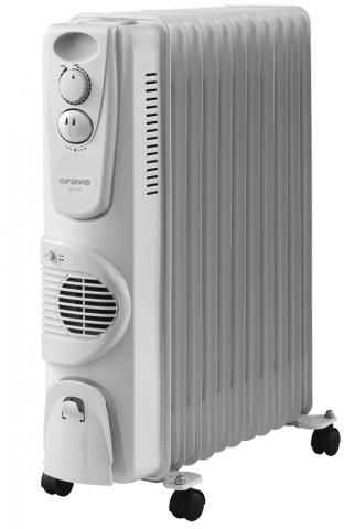 ORAVA | OH-11A | Alyva užpildytas radiatorius | 2500 W | Galios lygių skaičius 3 | Baltas