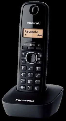 Stacionarus telefonas Panasonic KX-TG1611FHX Belaidis, Juodas
