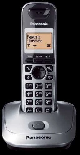 Panasonic | KX-TG2511FXM | Foninio apšvietimo mygtukai | Integruotas ekranas | Skambintojo ID | Juodas | Telefonų knygelės talpa 100 įrašų | Garsiakalbis | Belaidė jungtis