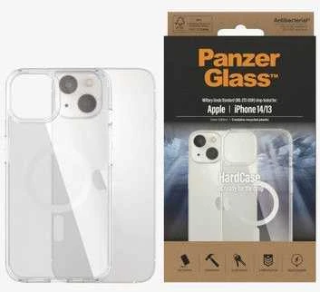 Panzer Glass PanzerGlass | HardCase MagSafe Suderinamas | Nugaros apsauga | Apple | iPhone 14/13 | 100 % perdirbtas poliuretanas (TPU) | Išvalyti | Suderinamas su MagSafe; Karinio laipsnio standartas; 100% perdirbta rėmo medžiaga