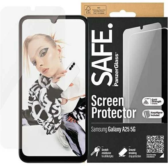 Panzer Glass PPanzerGlass ekrano apsauga Samsung Galaxy A25 5G | Itin platus pritaikymas (skaidrus)