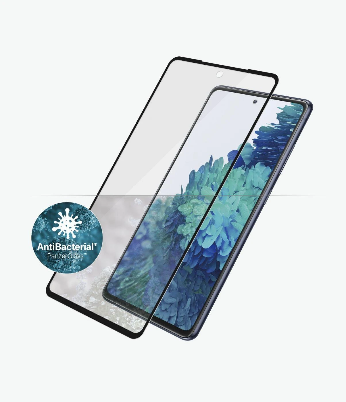 Panzer Glass PREMIUM TEMPERED glass 3D screen protector for Samsung Galaxy S21 FE CF, Juodas (Juodas)