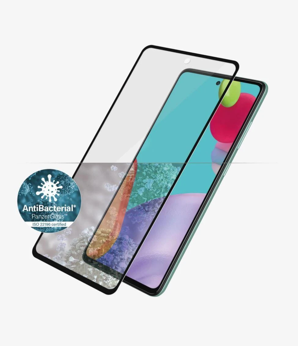 Panzer Glass PanzerGlass | Samsung | Galaxy A52 | Juodas/Skaidrus | Ekrano apsauga nuo pirštų atspaudų
