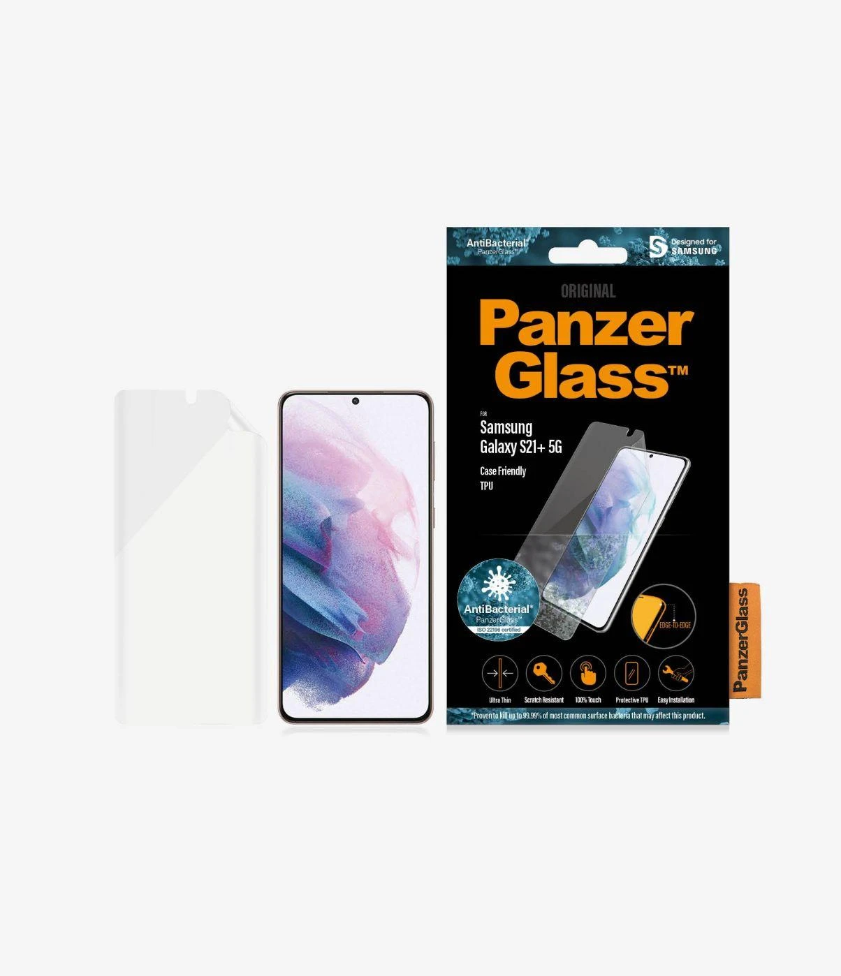 Panzer Glass PanzerGlass | Samsung | Galaxy S21+ | Self-healing TPU | Transparent | Case Friendly