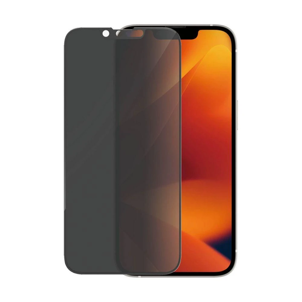 Panzer Glass PanzerGlass | Ekrano apsauga | Apple | iPhone 14/13/13 Pro | Stiklas | Juodas | Itin platus pritaikymas | Privatumas