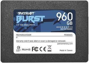 Kietasis vidinis diskas SSD Patriot Burst Elite 960 GB 2.5