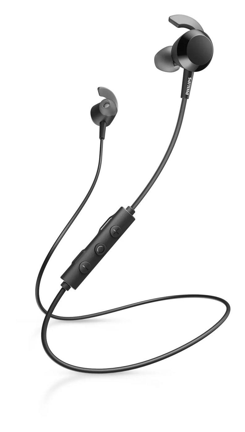 Į ausis dedamos belaidės ausinės Philips TAE4205BK/00