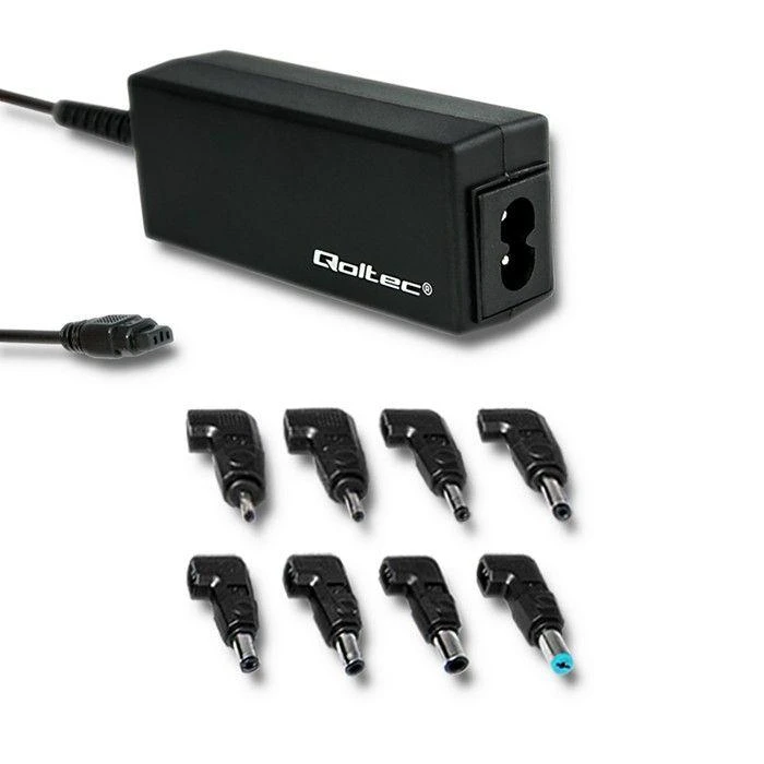 QOLTEC 51527 Universalus maitinimo adapteris 45W 8 kištukai + maitinimo laidas