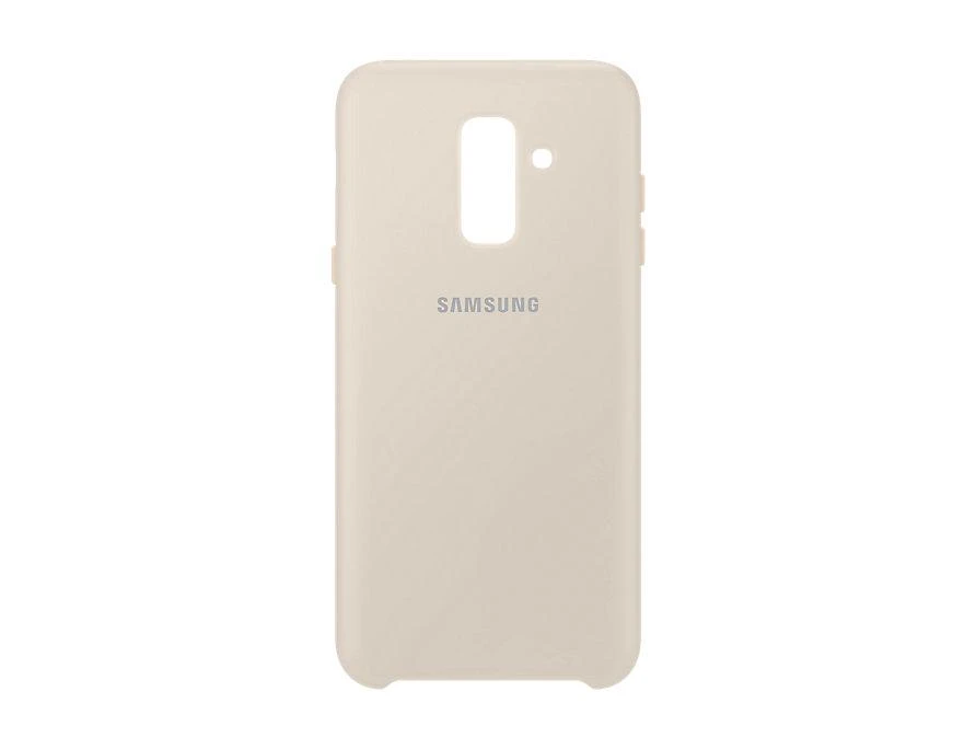 Samsung Galaxy A6+ (2018) dėklas Dual Layer (Auksinis) PA605CFE 