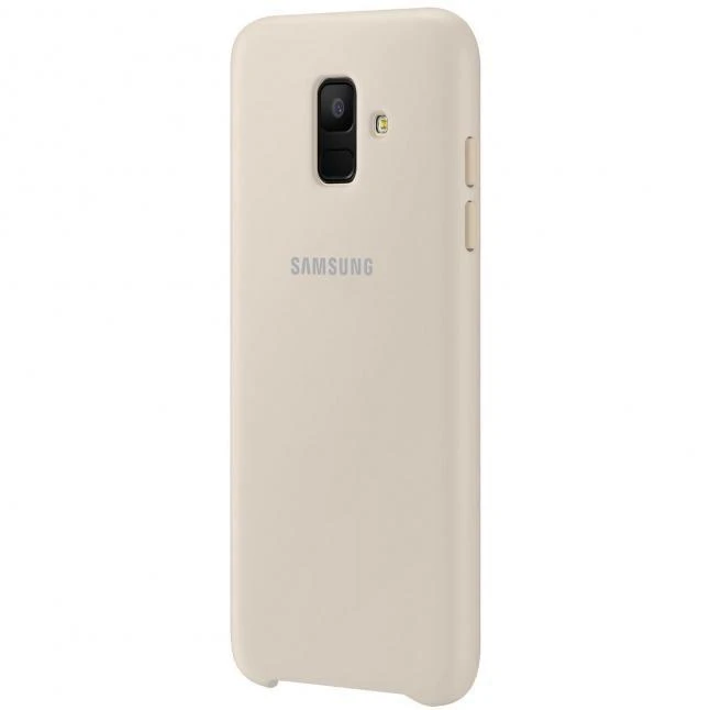 Samsung Galaxy A6+ (2018) dėklas Dual Layer (Auksinis) PA605CFE 