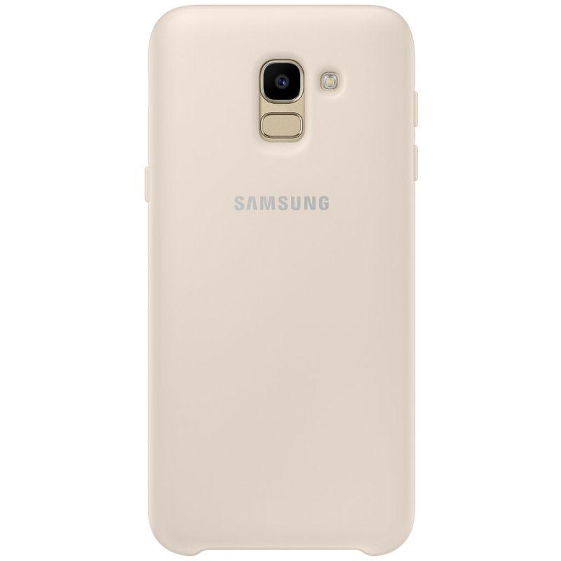 Galaxy J6 dviejų sluoksnių dėklas (Auksinis)