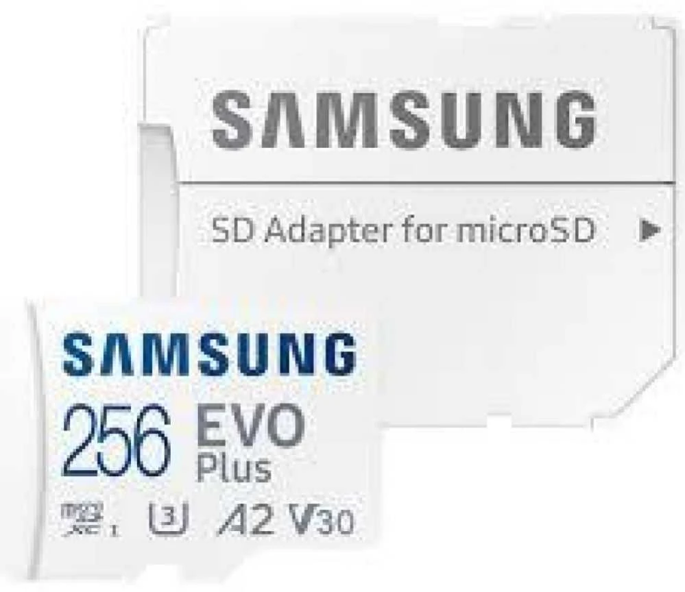 Atminties kortelė Samsung EVO PLUS microSDXC 256GB UHS-I U3