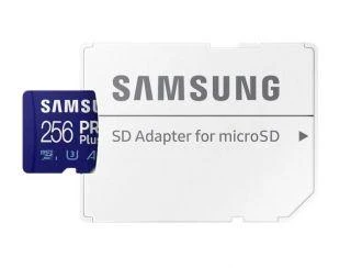 Atminties kortelė Samsung | Micro SD Card | Pro Plus | 256 GB | Micro SDXC | Flash atminties klasė 10