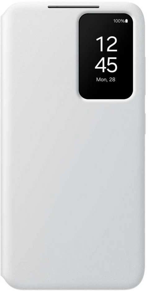 Telefono dėklas Samsung Galaxy S24 Smart View, baltas