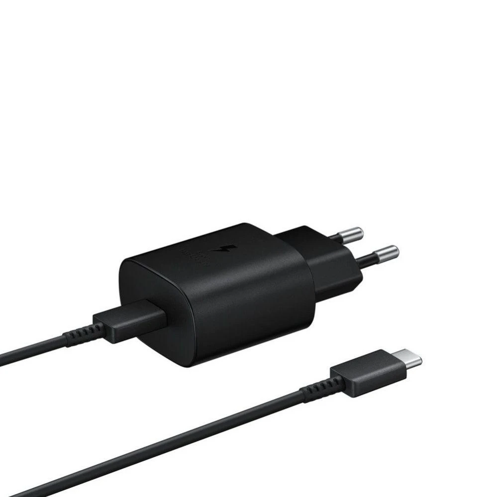 Samsung TA800XBE Travel Greitas įkroviklis Type-C į Type-C 25W, 1m (Juodas)