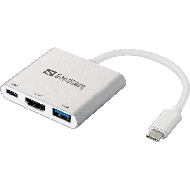 Sandberg USB-C mini dokas HDMI+USB