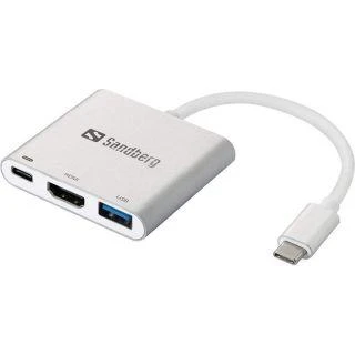 Sandberg USB-C mini dokas HDMI+USB