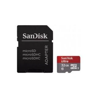 Atminties kortelė SANDISK Ultra Micro SDHC 32GB + SD Adapteris 100MB/s Class 10 UHS-I