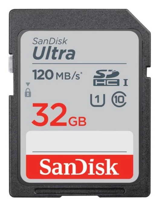 SanDisk Ultra 32GB SD atminites kortelė priekinis vaizdas