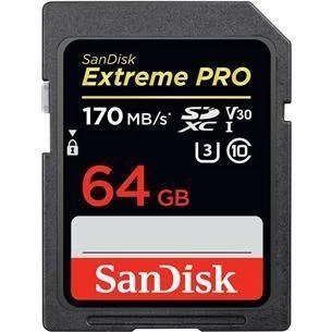 SanDisk Extreme PRO 64GB SD kortelė