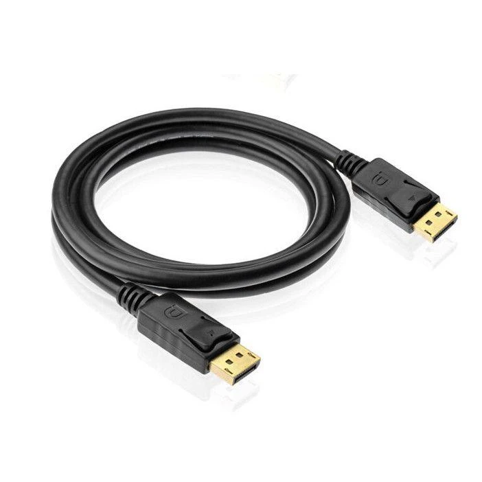 Juodas 2 metrų DisplayPort kabelis