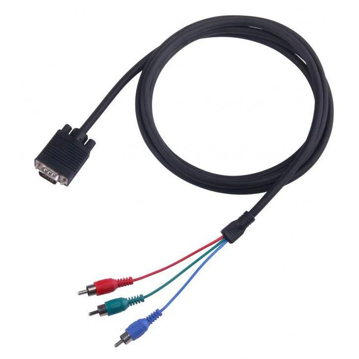 VGA į 3 RCA laidas 2 metrų