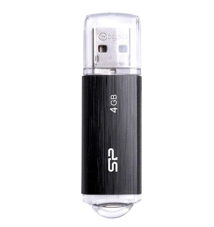 Silicon Power Ultima U02 4 GB, USB 2.0, Juodas
