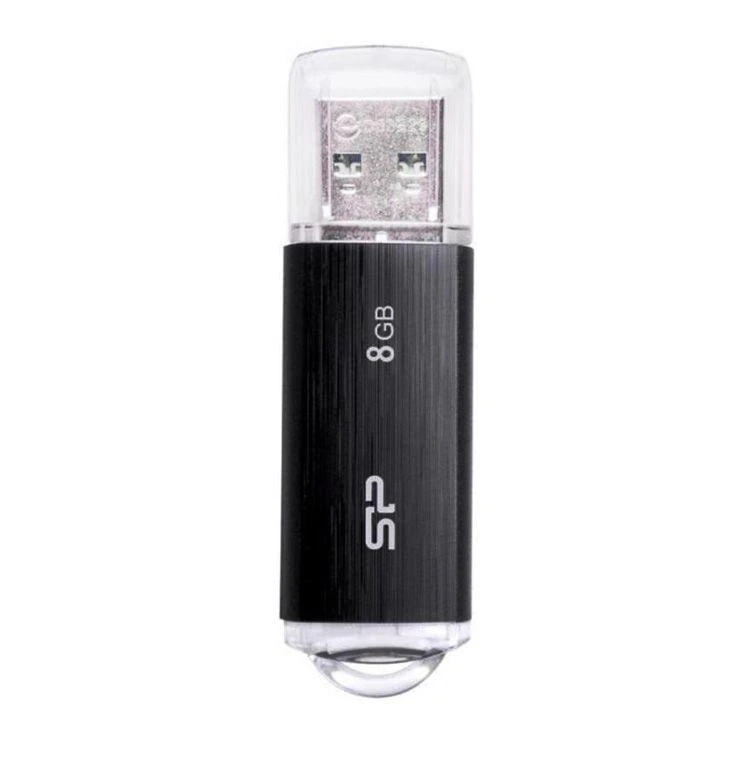 Silicon Power | Ultima U02 | 8 GB | USB Type-A | Juodas