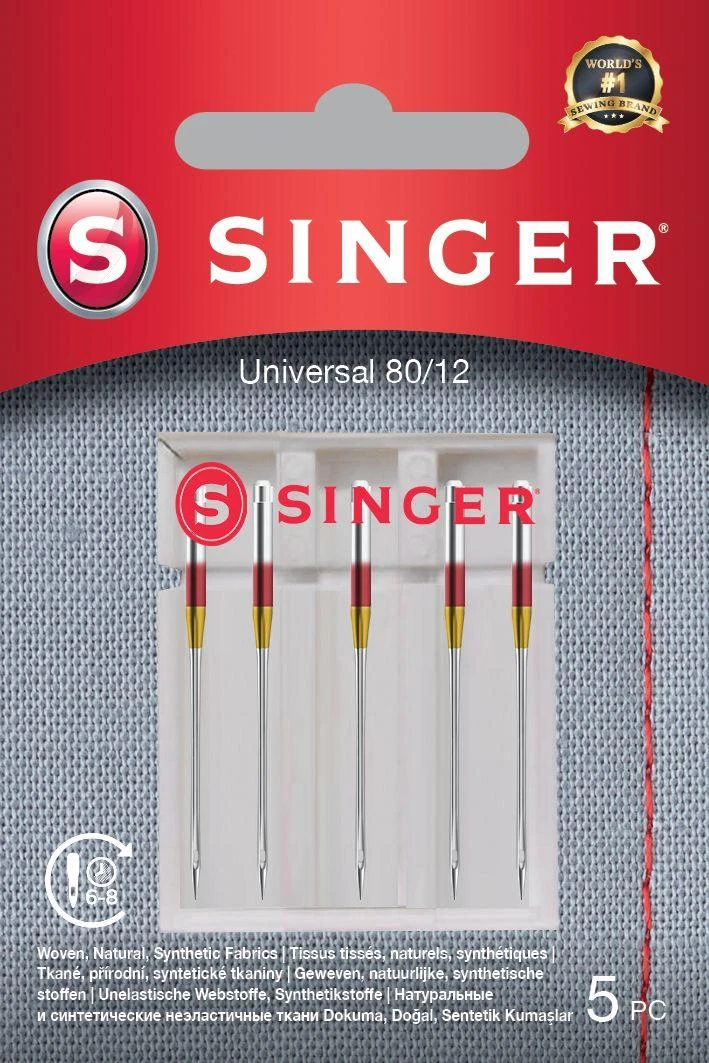Singer Dainininkas | Universali adata 80/12 5PK audiniams audiniams
