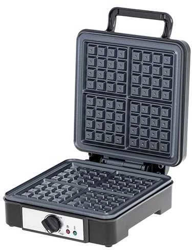 Adler | Vaflinė | AD 3049 | 1200 W | Number of pastry 4 | Belgium | Juodas