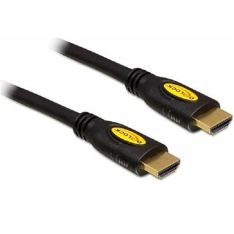 Delock HDMI kabelis su paauksuotomis jungtimis