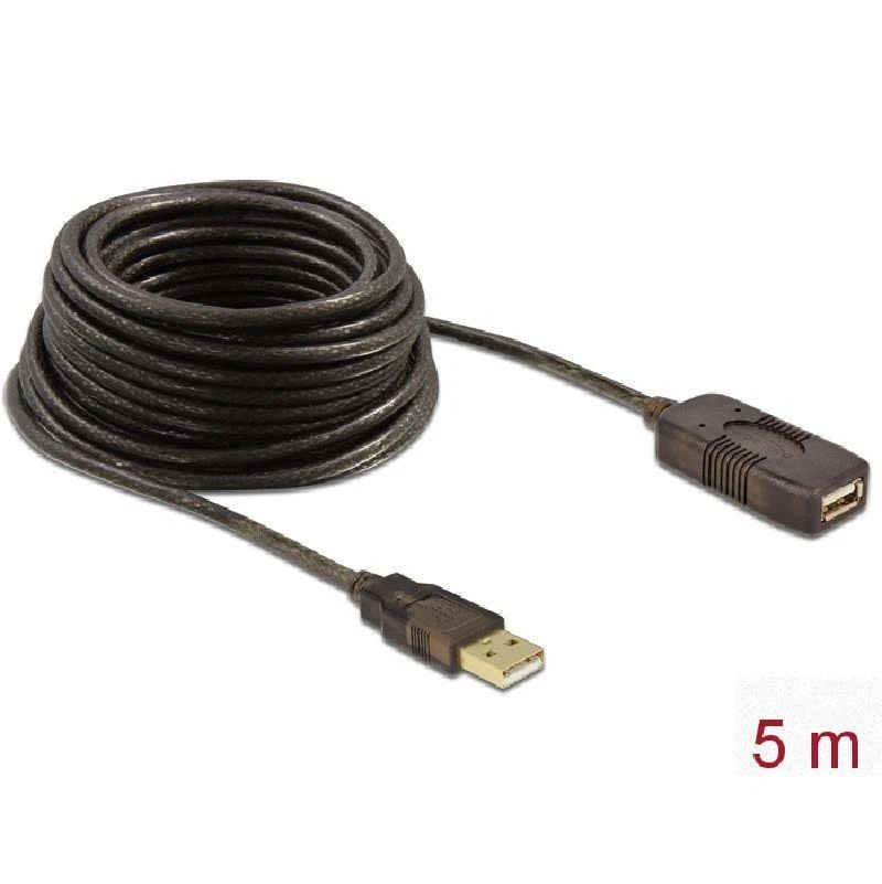 DELOCK kabelio USB 2.0 plėtinys. aktyvus 5m