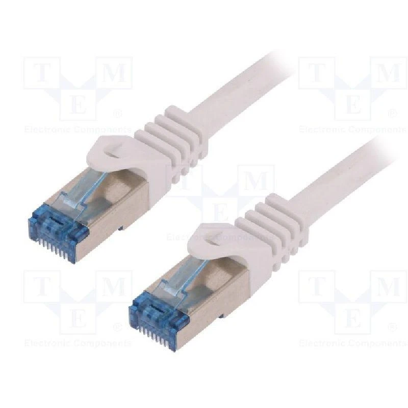 LOGILINK CQ4111S LOGILINK - Cat.6A Patch kabelis pagamintas iš Cat.7 neapdoroto kabelio, baltas, 20m