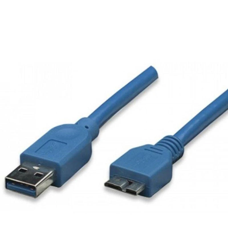 TECHLY 304857 Techly SuperSpeed USB 3.0 laidas, A male to micro-B patinas, 50 cm, mėlynas