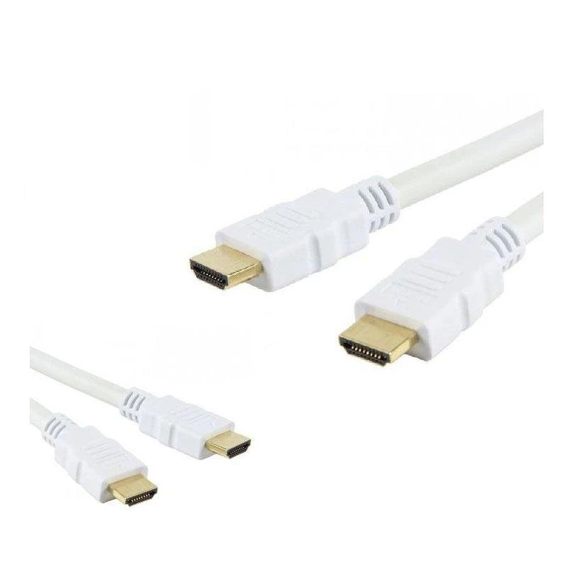 Techly Techniškai 2.0m HDMI M/M HDMI kabelis 2m HDMI A tipo (standartinis) Balta